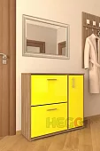Обувница Мебелеф-13 Желтый 