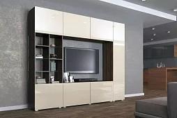 Стенка в гостиную Денди 3 Купертино Бежевый 