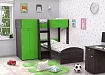 Кровать двухъярусная Голден Кидс, Коричневый