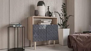 Комод Сканди (Йорк 7) Серый 