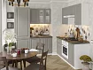 Фартук для кухни Монохромные соты, Черный