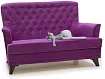 Прямой диван Каприз, Фиолетовый