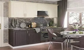 Модульная кухня Лондон 2.42м (дуб крем/дуб венге) Коричневый