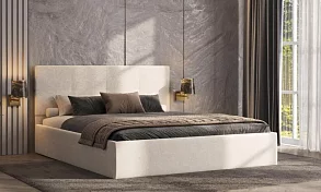 Кровать Манака 160х200 бежевая 