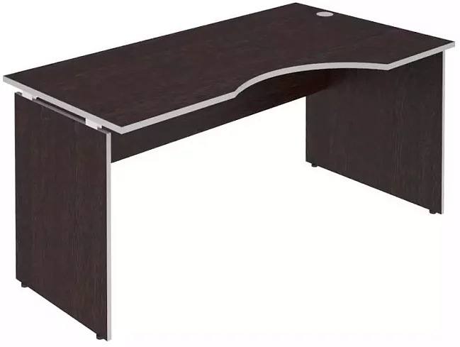 Стол руководителя криволинейный 900 Стайл, Бежевый