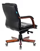 Кресло руководителя Бюрократ T-9927 Walnut-LOW дизайн 1, Черный