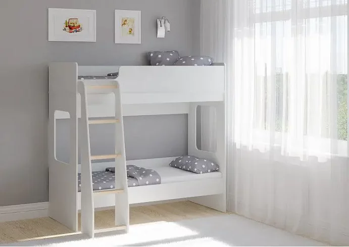 Двухъярусная кровать Легенда, Белый