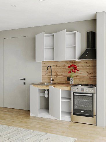 Кухня Мирра 1.2 м, Белый