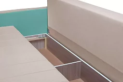 Прямой диван Луи Еврокнижка Бежевый