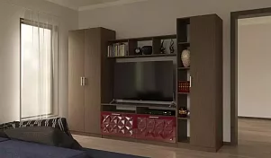 Стенка в гостиную 3D глянец 17