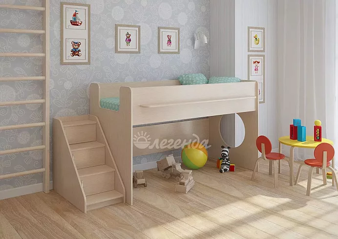 Детская кровать Легенда, Розовый