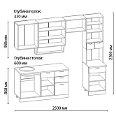 Кухня Сакура 4 мдф глянец на заказ