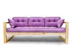 Диван прямой Астер Без механизма Фиолетовый