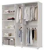 Шкаф Квадро 5-ти ств 2250 Белый