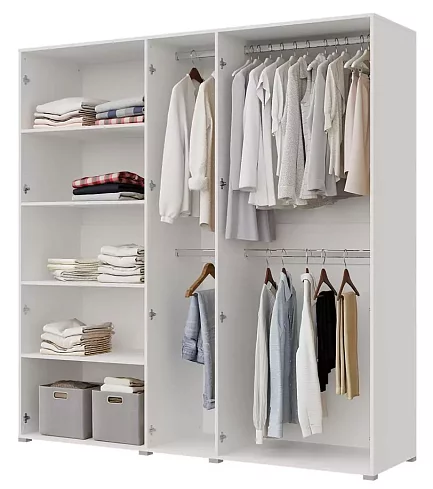 Шкаф Квадро 5-ти ств 2250, Белый