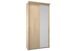 Шкаф-купе Эконом Миллениум 1184х2400х573 1 зеркало светлый роникон