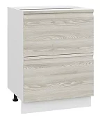 Шкаф нижний с ящиками ШНГ2Я 600 Бруклин (клен скандинавский)