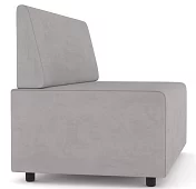 Прямой диван Поло (Нимбус) Без механизма Серый 