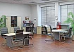 Набор корпусной мебели в офис 16 Рива С, Серый