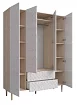 Шкаф распашной Сканди (Йорк 10), Белый